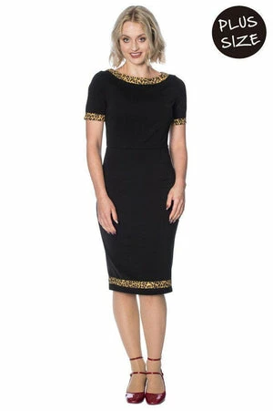Banned Rock N Roll Leopard Wiggle Dress 11 Banned Rock N Roll Leopard Wiggle Dress - Image 9