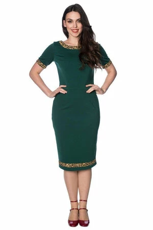 Banned Rock N Roll Leopard Wiggle Dress 3 Banned Rock N Roll Leopard Wiggle Dress