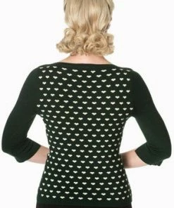 Banned Rules Of The Heart Jersey Top -ROCKABILLY TOPS Shop Rules Of The Heart Jersey Top Banned 10 300x