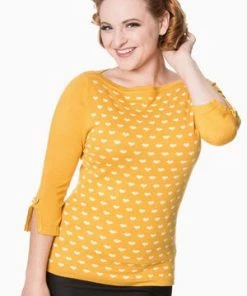 Banned Rules Of The Heart Jersey Top -ROCKABILLY TOPS Shop Rules Of The Heart Jersey Top Banned 11 300x