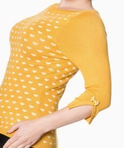 Banned Rules Of The Heart Jersey Top -ROCKABILLY TOPS Shop Rules Of The Heart Jersey Top Banned 13 300x