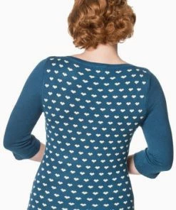 Banned Rules Of The Heart Jersey Top -ROCKABILLY TOPS Shop Rules Of The Heart Jersey Top Banned 15 300x