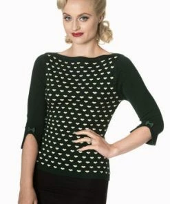 Banned Rules Of The Heart Jersey Top -ROCKABILLY TOPS Shop Rules Of The Heart Jersey Top Banned 9 300x