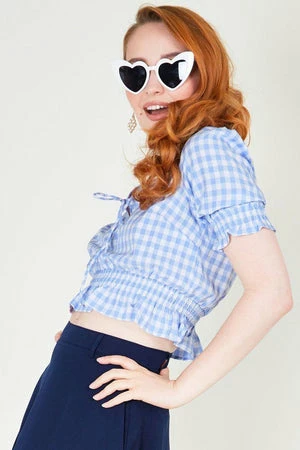 Voodoo Vixen Sadie Gingham Top 5 Voodoo Vixen Sadie Gingham Top - Image 3