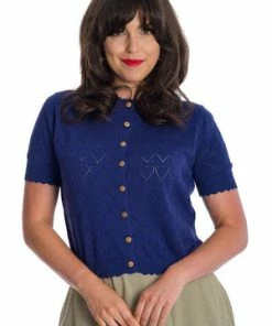 Banned Summer Scallop Cardigan -ROCKABILLY TOPS Shop Summer Scallop Cardigan Banned 8 300x