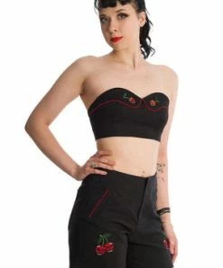 Banned Pick Me Cherry Top -ROCKABILLY TOPS Shop TP10448 20BLK 0830 300x