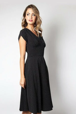 Voodoo Vixen Tabby Polka Dot Tea Dress 14 Voodoo Vixen Tabby Polka Dot Tea Dress - Image 12