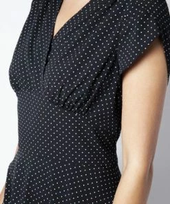 Voodoo Vixen Tabby Polka Dot Tea Dress 34 Voodoo Vixen Tabby Polka Dot Tea Dress -ROCKABILLY TOPS Shop Tabby Polka Dot Tea Dress Voodoo Vixen 13 300x