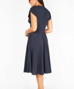 Voodoo Vixen Tabby Polka Dot Tea Dress 38 Voodoo Vixen Tabby Polka Dot Tea Dress -ROCKABILLY TOPS Shop Tabby Polka Dot Tea Dress Voodoo Vixen 17 300x