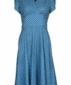 Voodoo Vixen Tabby Polka Dot Tea Dress 27 Voodoo Vixen Tabby Polka Dot Tea Dress -ROCKABILLY TOPS Shop Tabby Polka Dot Tea Dress Voodoo Vixen 6 300x