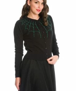 Banned Under Her Web Spell Cardigan 21 Banned Under Her Web Spell Cardigan -ROCKABILLY TOPS Shop Under Her Web Spell Cardigan Banned 6 300x