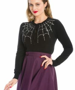 Banned Under Her Web Spell Cardigan 23 Banned Under Her Web Spell Cardigan -ROCKABILLY TOPS Shop Under Her Web Spell Cardigan Banned 8 300x