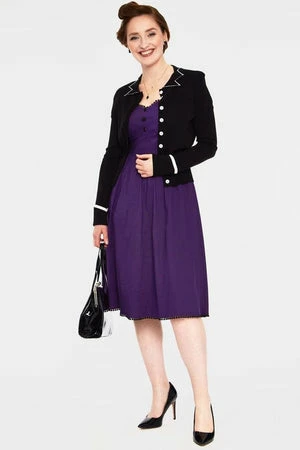 Voodoo Vixen Winifred Pointy Collar Cardigan 6 Voodoo Vixen Winifred Pointy Collar Cardigan - Image 4