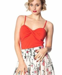 Banned Wrap Front Vest -ROCKABILLY TOPS Shop Wrap Front Vest Banned 11 300x