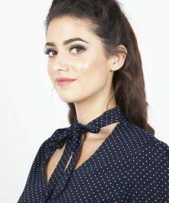 Voodoo Vixen Alex Polka Dot Blouse 9 Voodoo Vixen Alex Polka Dot Blouse -ROCKABILLY TOPS Shop alex polka dot blouse voodoo vixen 3 300x