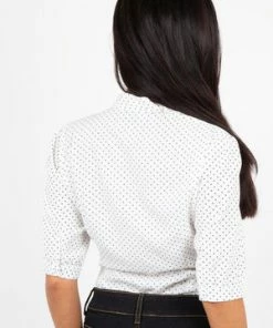 Voodoo Vixen Alex Polka Dot Blouse 11 Voodoo Vixen Alex Polka Dot Blouse -ROCKABILLY TOPS Shop alex polka dot blouse voodoo vixen 5 300x
