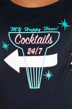 Voodoo Vixen Always Happy Hour Tee 5 Voodoo Vixen Always Happy Hour Tee - Image 3