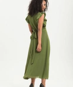 Voodoo Vixen Amelia Olive Gown -ROCKABILLY TOPS Shop amelia olive gown voodoo vixen 2 300x