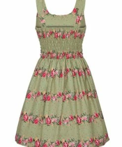 Voodoo Vixen Angie Floral Cotton Dress -ROCKABILLY TOPS Shop angie floral cotton dress voodoo vixen 3 300x