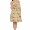 Voodoo Vixen Angie Floral Cotton Dress -ROCKABILLY TOPS Shop angie floral cotton dress voodoo vixen 300x