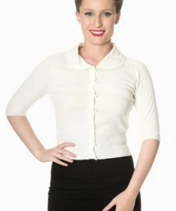 Banned April Shortsleeve Cardigan -ROCKABILLY TOPS Shop april shortsleeve cardigan banned 63 300x