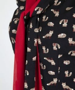 Voodoo Vixen Arya Fox Print Shirt -ROCKABILLY TOPS Shop arya fox print shirt voodoo vixen 5 300x