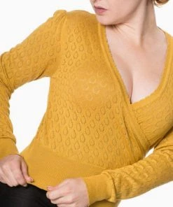 Banned Basic Instinct Long Sleeve Top -ROCKABILLY TOPS Shop basic instinct long sleeve top banned 11 300x