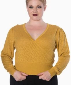 Banned Basic Instinct Long Sleeve Top -ROCKABILLY TOPS Shop basic instinct long sleeve top banned 12 300x