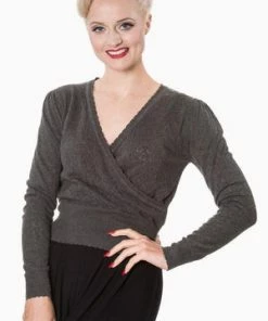 Banned Basic Instinct Long Sleeve Top -ROCKABILLY TOPS Shop basic instinct long sleeve top banned 19 300x