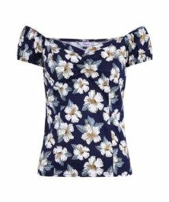 Banned Beach Babe Top -ROCKABILLY TOPS Shop beach babe top banned 7 300x