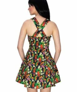 Dr Faust Birds Of Paradise Mini Dress - Avery 9 Dr Faust Birds Of Paradise Mini Dress - Avery -ROCKABILLY TOPS Shop birds of paradise mini dress avery dr faust 4 300x