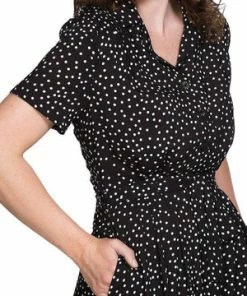 Banned Black Spot Dress -ROCKABILLY TOPS Shop black spot dress banned 3 300x