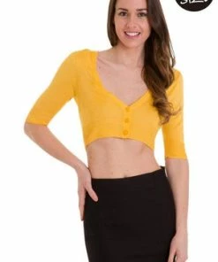 Banned Bobby Basic Plus Size Cardigan -ROCKABILLY TOPS Shop bobby basic plus size cardigan banned 14 300x