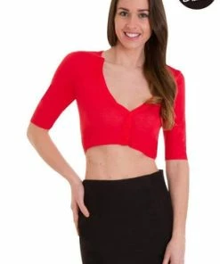 Banned Bobby Basic Plus Size Cardigan -ROCKABILLY TOPS Shop bobby basic plus size cardigan banned 16 300x