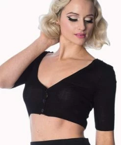 Banned Bobby Basic Plus Size Cardigan -ROCKABILLY TOPS Shop bobby basic plus size cardigan banned 3 300x