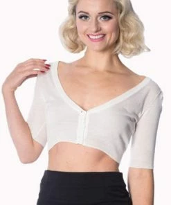 Banned Bobby Basic Plus Size Cardigan -ROCKABILLY TOPS Shop bobby basic plus size cardigan banned 8 300x