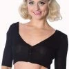 Banned Bobby Basic Plus Size Cardigan -ROCKABILLY TOPS Shop bobby basic plus size cardigan banned 300x