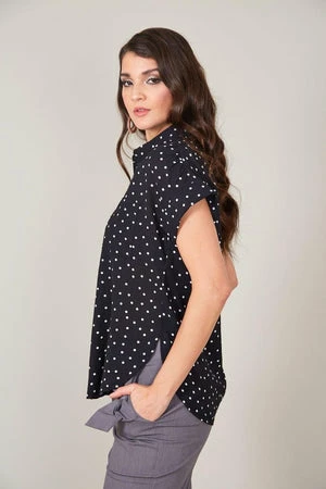 Voodoo Vixen Brie Brie Polka Dot Shirt 5 Voodoo Vixen Brie Brie Polka Dot Shirt - Image 3