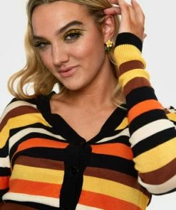 Voodoo Vixen Sweet Candy Corn Stripe Crop Cardigan 11 Voodoo Vixen Sweet Candy Corn Stripe Crop Cardigan -ROCKABILLY TOPS Shop caa 3305 bi 01 300x