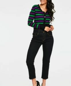 Voodoo Vixen Sour Candy Corn Stripe Crop Cardigan -ROCKABILLY TOPS Shop caa 3306 bi 04 300x