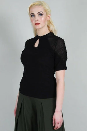 Voodoo Vixen Camden Soft To Touch Blouse 10 Voodoo Vixen Camden Soft To Touch Blouse - Image 8