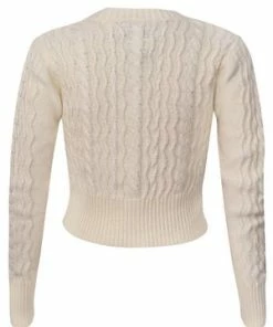 Voodoo Vixen Camilla Knit Crop Cardigan -ROCKABILLY TOPS Shop camilla knit crop cardigan voodoo vixen 5 300x