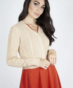 Voodoo Vixen Camilla Knit Crop Cardigan