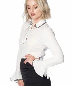 Banned Caroline Blouse 11 Banned Caroline Blouse -ROCKABILLY TOPS Shop caroline blouse banned 3 300x
