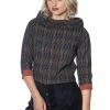 Banned Cecilia Check Top -ROCKABILLY TOPS Shop cecilia check top banned 300x