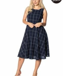 Banned Check Mate Dress 9 Banned Check Mate Dress -ROCKABILLY TOPS Shop check mate dress banned 4 300x