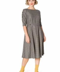 Banned Cheeky Fit And Flare Dress -ROCKABILLY TOPS Shop cheeky fit and flare dress banned 8 300x