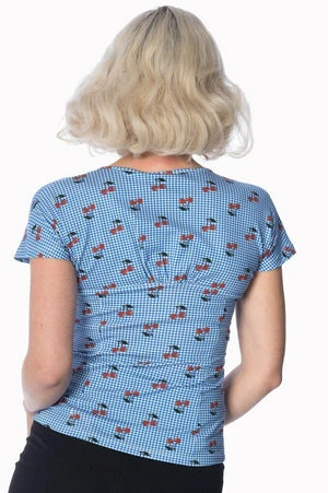 Banned Cherry Love Twist Top 4 Banned Cherry Love Twist Top - Image 2