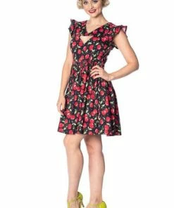 Banned Cherry Soda Peekaboo Dress