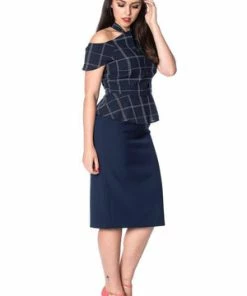 Banned Chill Checks Peplum Top 10 Banned Chill Checks Peplum Top -ROCKABILLY TOPS Shop chill checks peplum top banned 4 300x